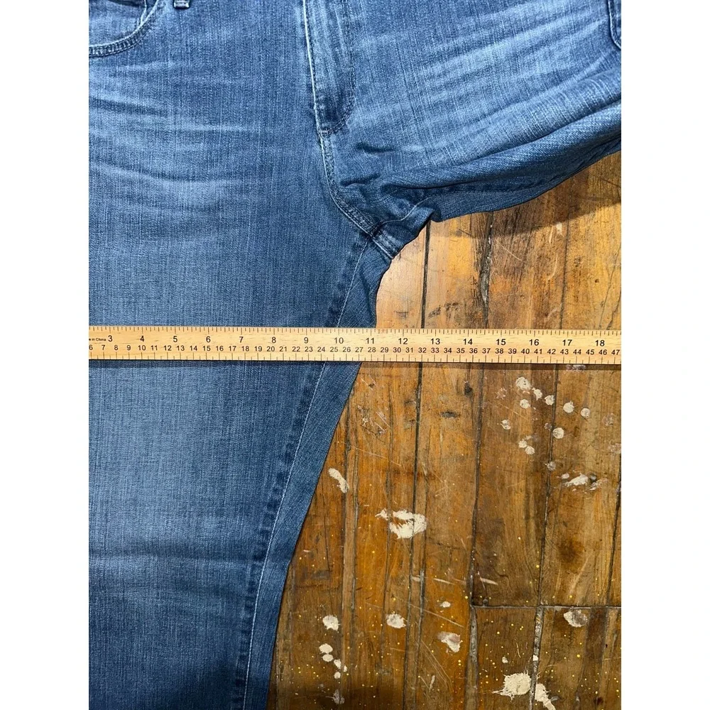 AG Adriano Goldschmied Jeans Men's 32R‎ Blue Denim Stilt Cigarette Leg Preppy